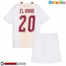Otroške Nogometnih dresov Maroko Ayoub El Kaabi #20 Gostujoči SP 2026 Kratki rokavi (+ hlače)